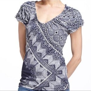 Anthropologie Deletta V Neck Top